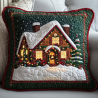 Christmas Wonderland Quilted Cushion Cover printed cushion cover