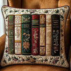 Classic Chapters Quilted Cushion Cover printed cushion cover