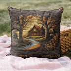 Classic Log Cabin Quilted Cushion Cover printed cushion cover
