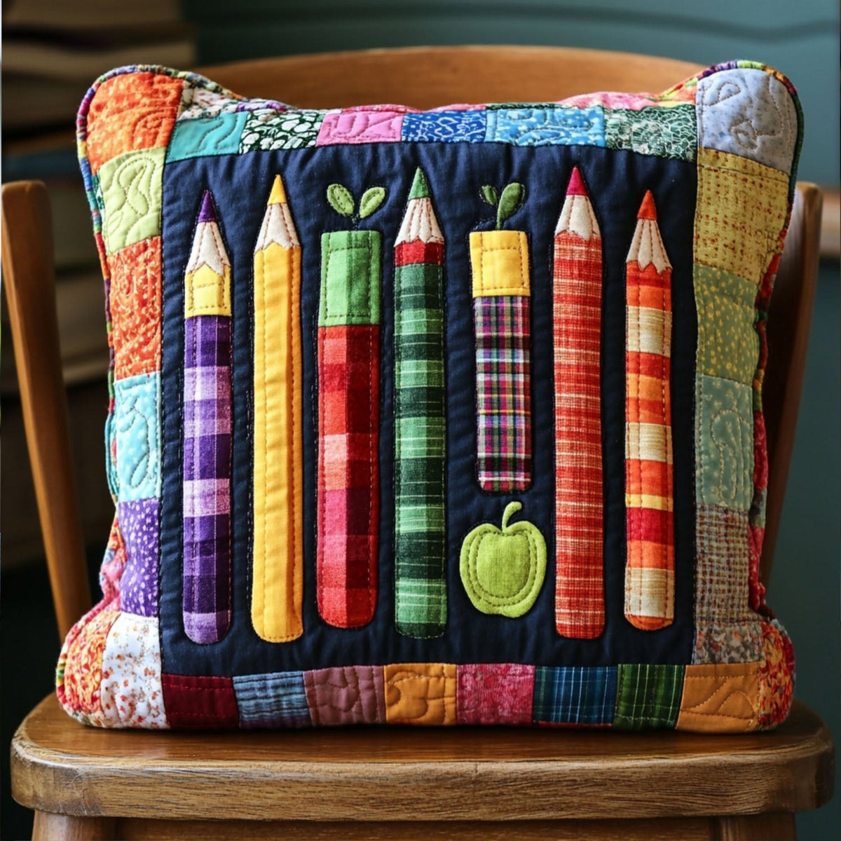 Classroom Creations Quilted Cushion Cover printed cushion cover