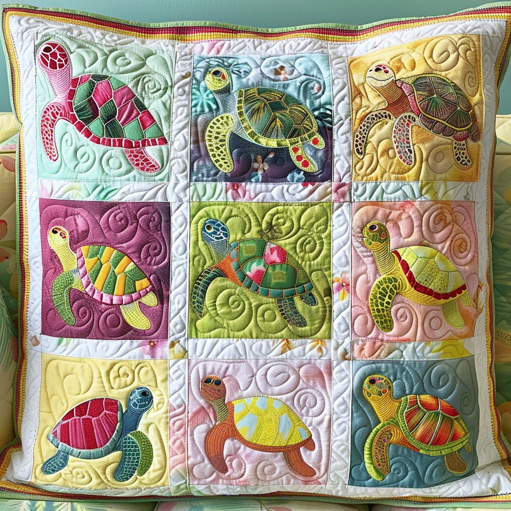 Coastal Dreams Quilted Cushion Cover printed cushion cover