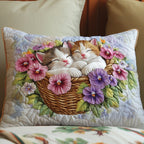 Colorful Kittens Quilted Bedding Cushion Cover printed cushion cover