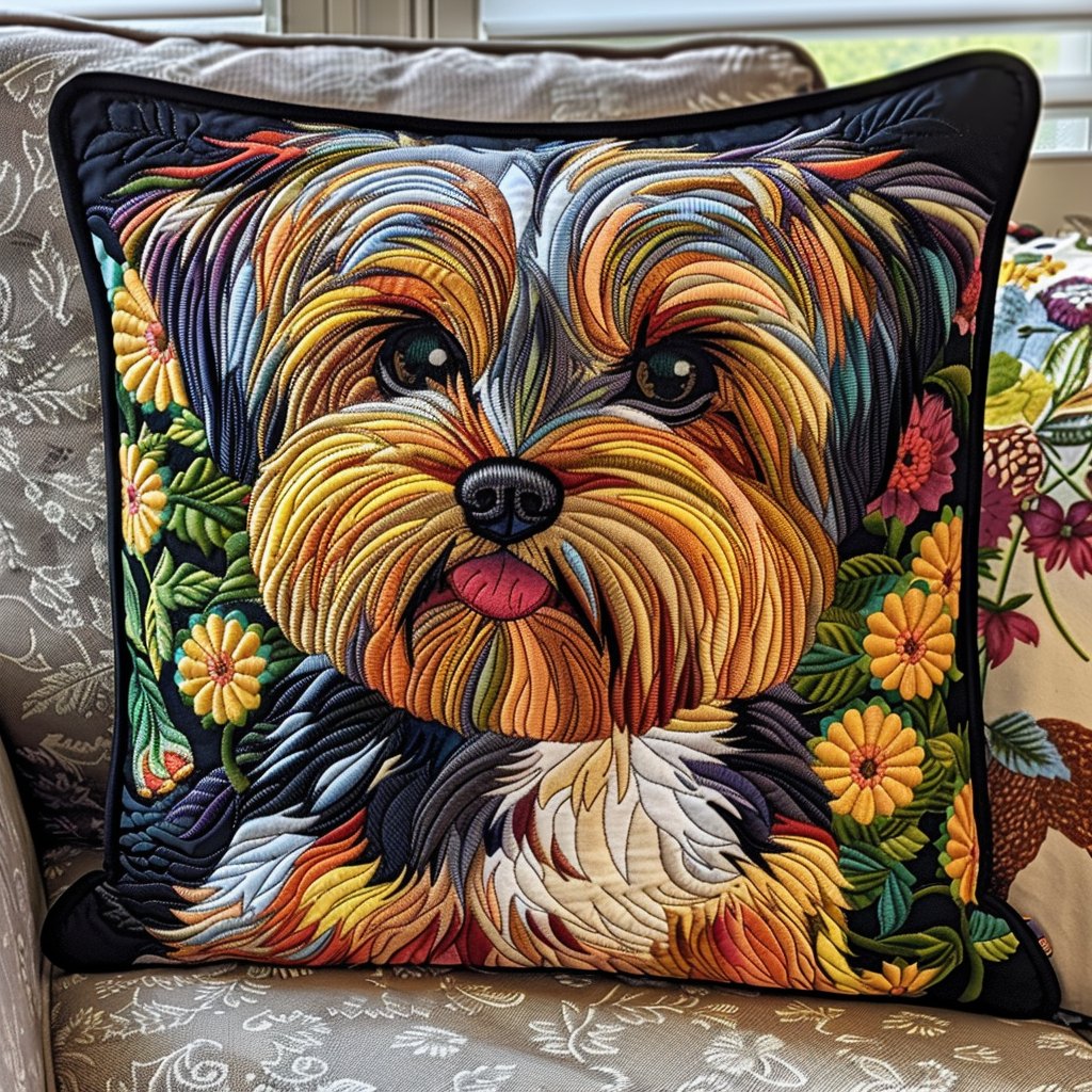 Colorful Yorkshire Quilted Cushion Cover printed cushion cover