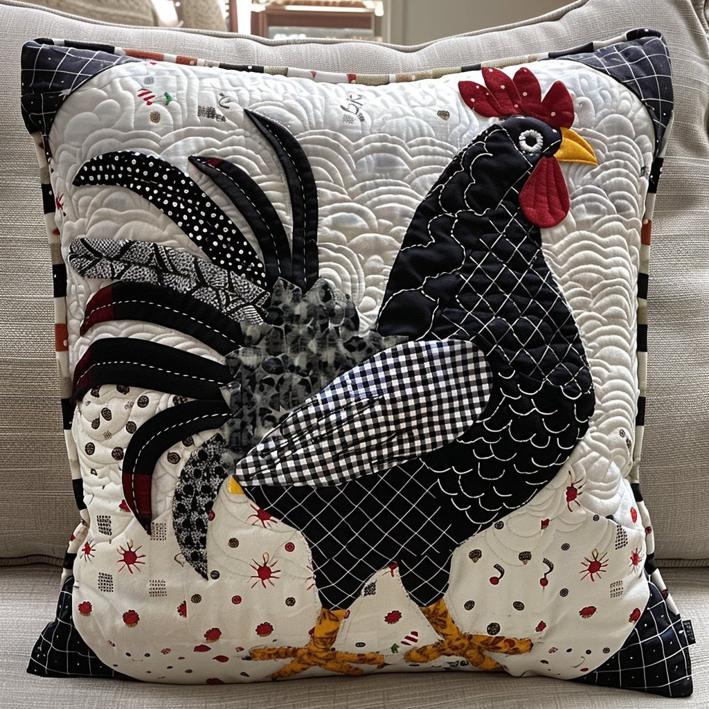 Coop Couture Quilted Cushion Cover printed cushion cover