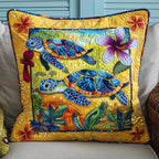 Coral Cove Comfort Quilted Cushion Cover printed cushion cover