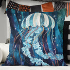 Coral Dance Quilted Cushion Cover printed cushion cover