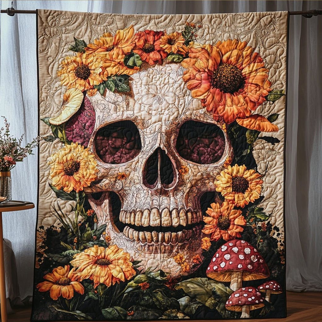 Cosmic Reverie Quilted Blanket printed blanket