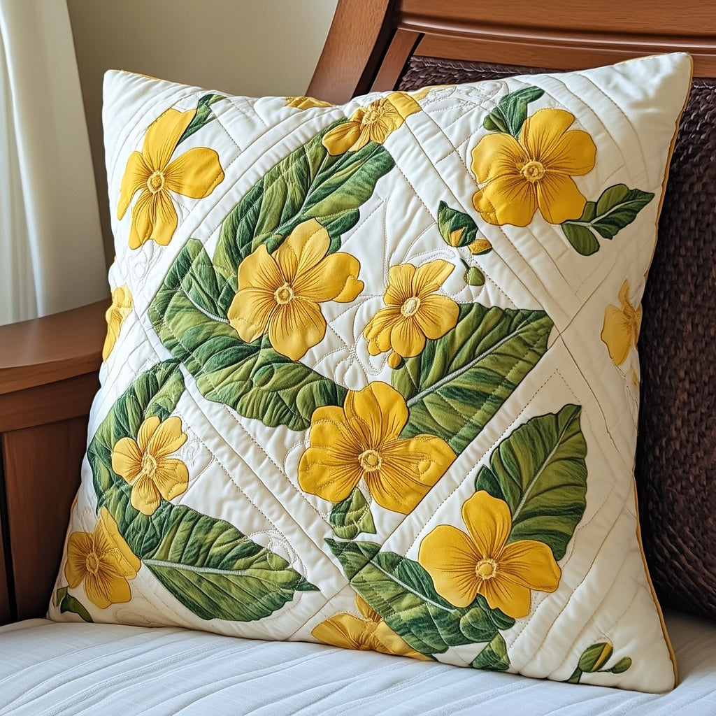 Country Bloom Quilted Cushion Cover printed cushion cover