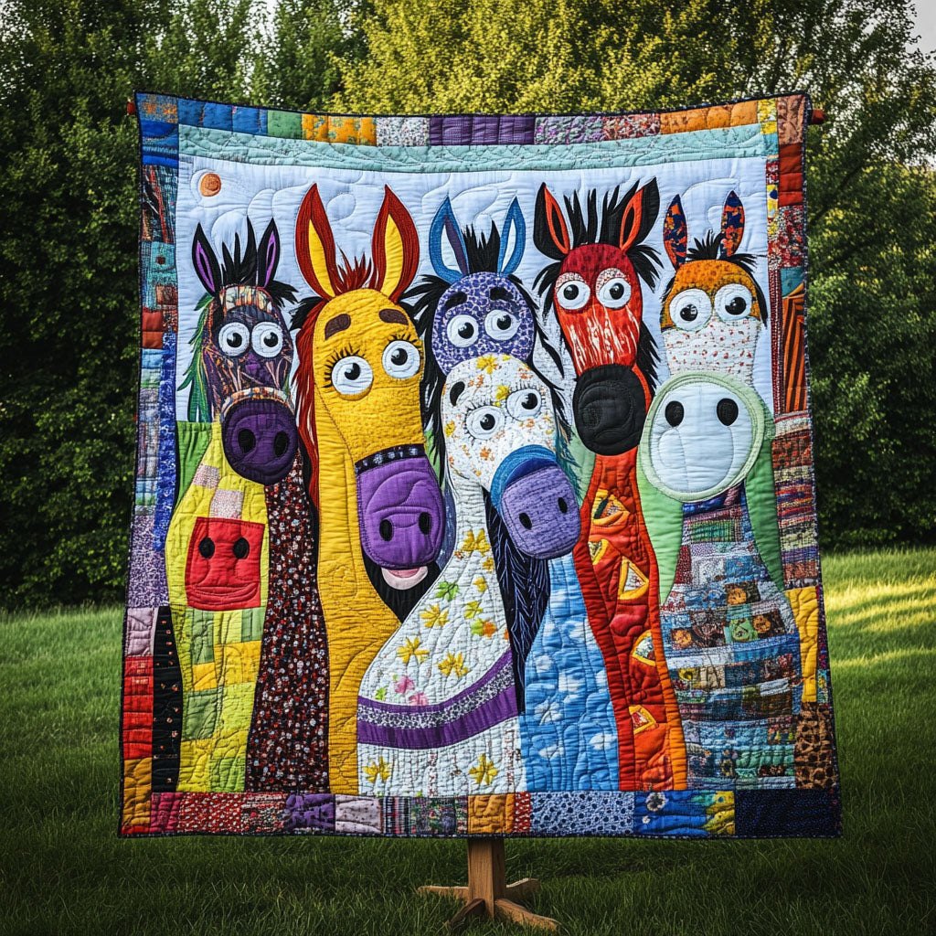 Country Carnival Quilted Blanket printed blanket