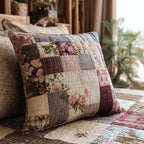 Country Comfort Quilted Cushion Cover printed cushion cover