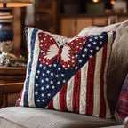 Country Starflight Quilted Cushion Cover printed cushion cover