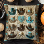 Cowboy Charm Quilted Cushion Cover printed cushion cover