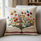 Cozy Chapters Quilted Cushion Cover printed cushion cover