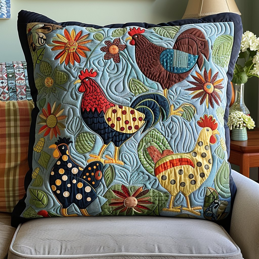 Cozy Coop Quilted Cushion Cover printed cushion cover