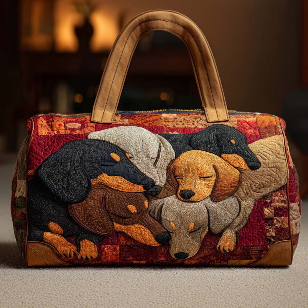 Cozy Pack Quilted Duffle Bag printed duffle bag