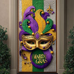 Crowned Carnival Quilted Door Curtain printed door curtain