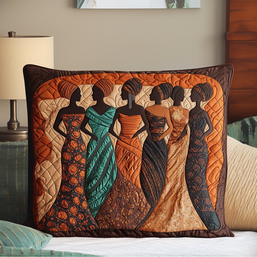 Crowned in Nature Quilted Bedding Cushion Cover printed cushion cover