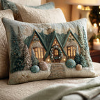 Crystal Morning Quilted Bedding Cushion Cover printed cushion cover