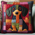 Dachshund Love Quilted Cushion Cover printed cushion cover