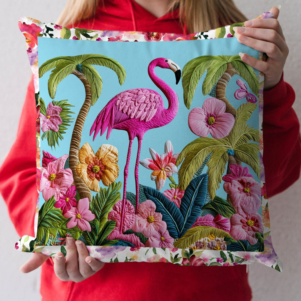 Dancing Waters Quilted Cushion Cover printed cushion cover