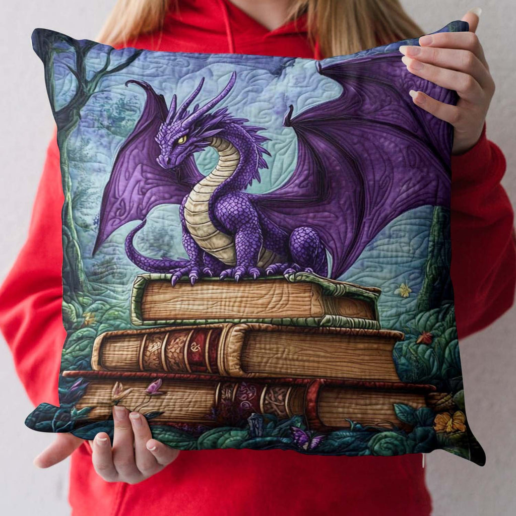 Darkwing Whisper Quilted Cushion Cover printed cushion cover