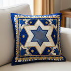 David Emblem Quilted Cushion Cover printed cushion cover