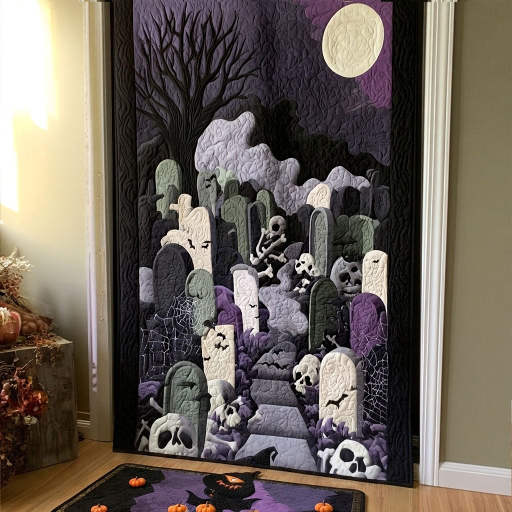 Death at Dusk Quilted Door Curtain printed door curtain