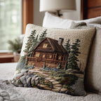 Deep Forest Spirit Quilted Cushion Cover printed cushion cover