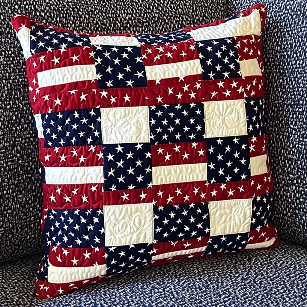 Defenders Honor Quilted Cushion Cover printed cushion cover
