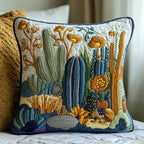 Desert Bloom Quilted Cushion Cover printed cushion cover