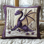 Dragon Forest Quilted Cushion Cover printed cushion cover