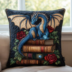 Dragon Fury Quilted Cushion Cover printed cushion cover