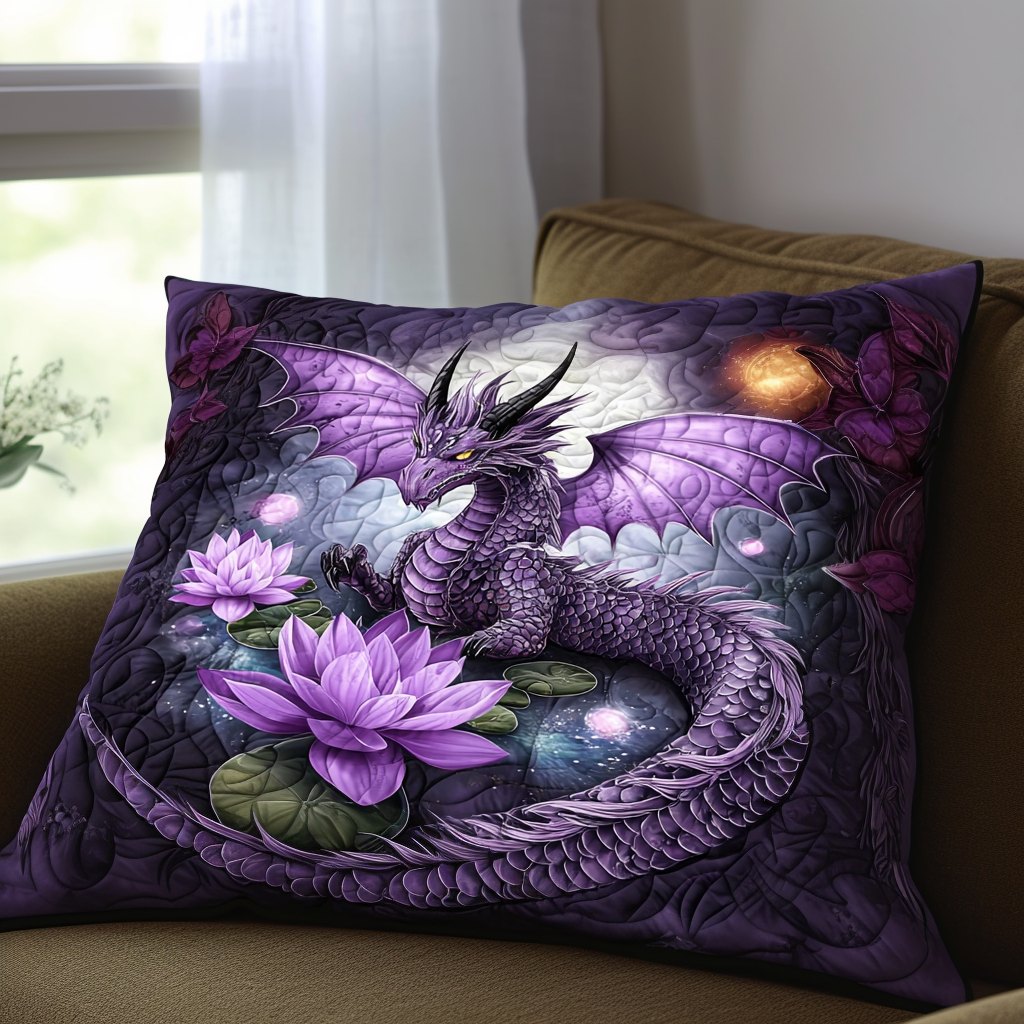 Dragon Spirit Quilted Bedding Cushion Cover printed cushion cover