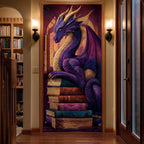 Dragon Tales Quilted Door Curtain printed door curtain