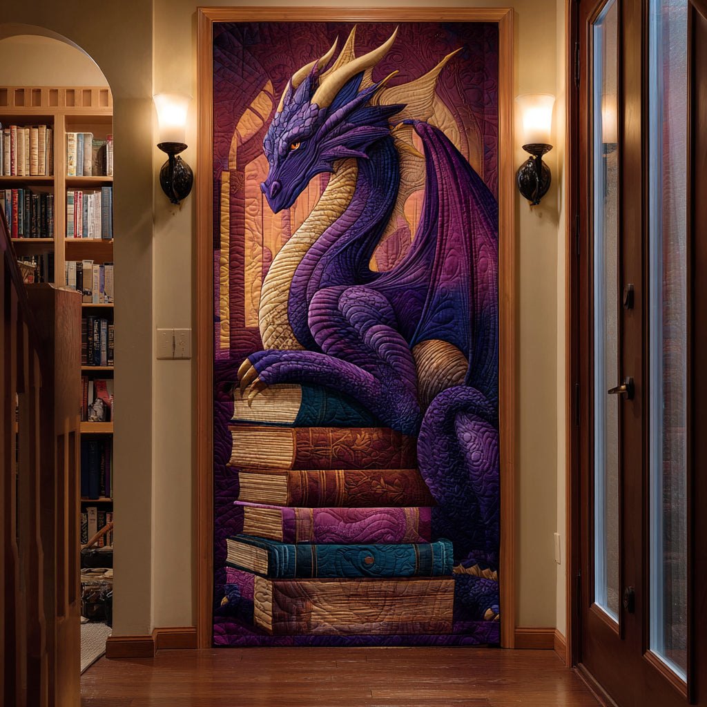 Dragon Tales Quilted Door Curtain printed door curtain