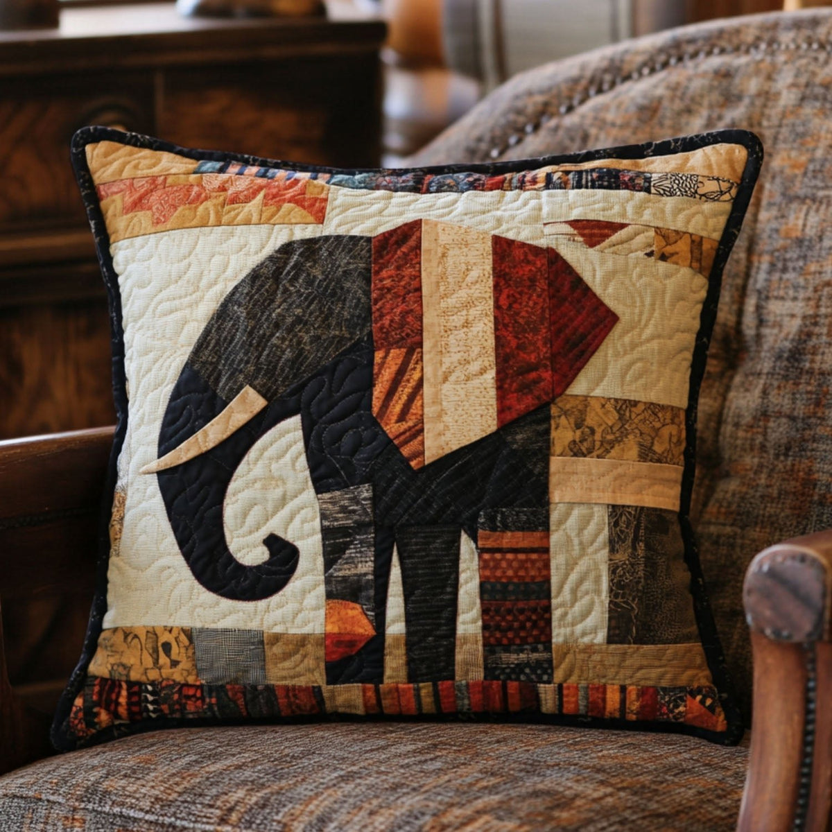 Earthbound King Quilted Cushion Cover printed cushion cover