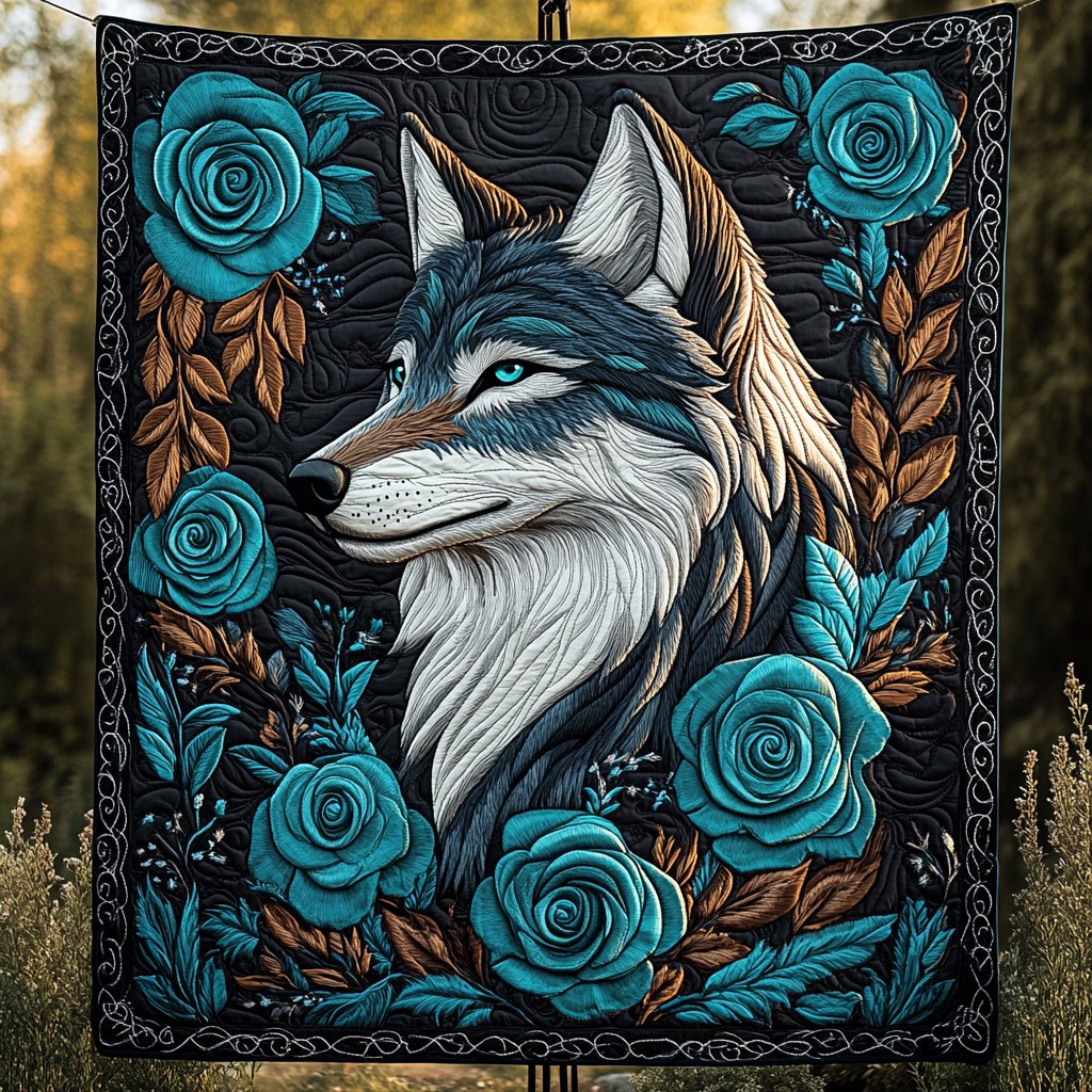 Echoed Call Quilted Blanket printed blanket