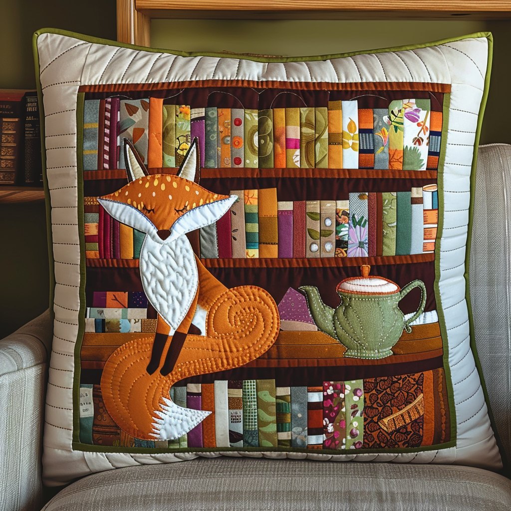 Echoes of Ink Quilted Cushion Cover printed cushion cover