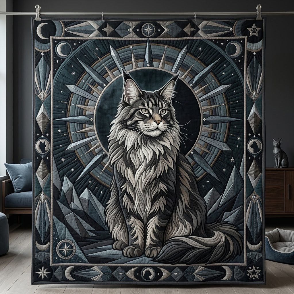 Eclipse Guardian Quilted Blanket printed blanket