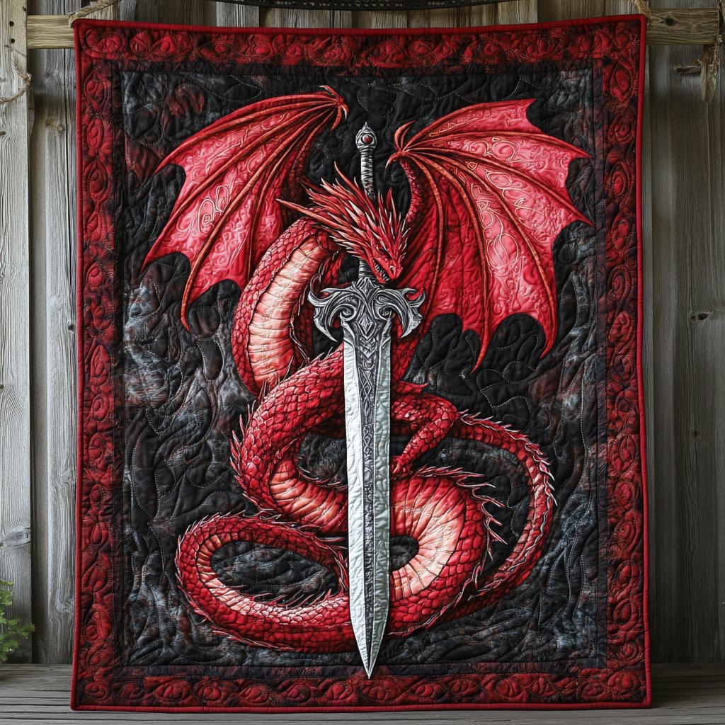 Eclipse Wing Quilted Blanket printed blanket