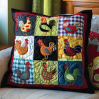 Egg-cellent Nest Quilted Cushion Cover printed cushion cover