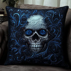 Elegant Skull Quilted Cushion Cover printed cushion cover
