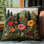 Enchanted Forest Quilted Cushion Cover printed cushion cover