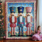 Enchanted Nutcracker Quilted Blanket printed blanket