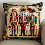 Enchanted Nutcracker Quilted Cushion Cover printed cushion cover