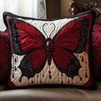 Enchanted Wings Quilted Cushion Cover printed cushion cover
