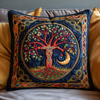 Enchanting Tree of Life Quilted Cushion Cover printed cushion cover