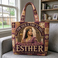 Esther Purpose 4 14 Quilted Tote Bag printed quilted tote bag