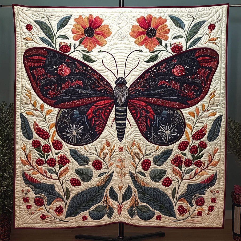 Ethereal Hover Quilted Blanket printed blanket