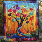Everlasting Affection Quilted Blanket printed blanket